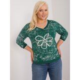 RELEVANCE Blouse-RV-BZ-9442.27-dark green | Shoptok.si