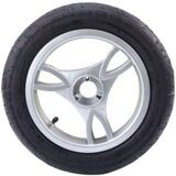  Plastic wheel with rubber tire (inflatable) PRO600 front | shoptok.hr