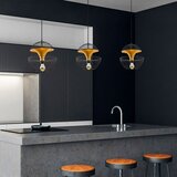 Opviq lights Crna/u zlatnoj boji viseća svjetiljka s metalnim sjenilom ø 30 cm Telmander – | shoptok.hr