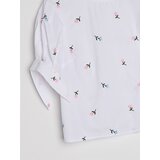 Sinsay Košulja-bluza s vezenim cvjetovima i pamukom | shoptok.hr