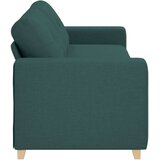  Temno zelena Obložena tkanina, leseni noge Velik Sedeži mnoge | Shoptok.si