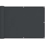  Balcony ekran Crna 75 x 200 cm PU prekriveni oksford alu | shoptok.hr