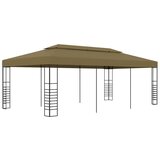 vidaXL Vrtni paviljon 6x3x2,7 m taupe 180 g/m² Cene