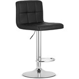 Brandless Hocker PROT - eko usnje črno / kromiran podstavek x 2, (22060680) | Shoptok.si