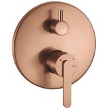REA Bath Komplet za tuširanje za vgradnjo Ontario Brush Copper + BOX | Shoptok.si