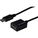 Digitus AK-340410-001-S DisplayPort / VGA adapter [1x moški konektor DisplayPort - 1x ženski konektor VGA] črna 15.00 cm, (20410605) Cene