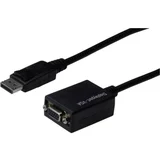 DisplayPort / VGA Adapter [1x Muški konektor DisplayPort - 1x Ženski konektor VGA] Crna