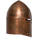  Replika srednjovjekovne viteške kacige za LARP bakrena čelična | Shoptok.si