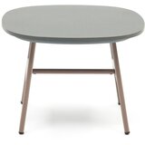 Kave Home Okrogla vrtna mizica z betonsko mizno ploščo ø 60 cm Bramant – Cene