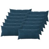  Presvlaka za jastuk 12 pcs HEERLEN Plava 40 x 80 cm Baršun | shoptok.hr