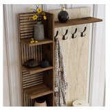 Hanah home cipelarnik sa čivilukom viyana d walnut travertine | ePonuda.com