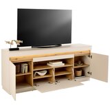 Modern Living Tv-element Samu, Kašmir, Barva Hrasta, Osvetlitev | Shoptok.si
