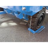 eurokraft pro Podložna zagozda, dvojno delovanje, svetlo modra RAL 5012 | Shoptok.si