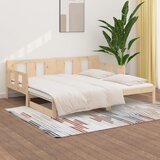  Dnevni ležaj na izvlačenje od masivne borovine 2 x (90x200) cm | shoptok.hr