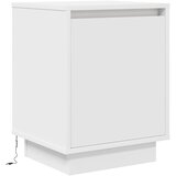  Noćni ormarići s LED svjetlima 2 kom bijeli 38x34x50 cm | Eponuda.ba