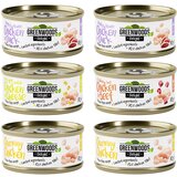 Greenwoods Mješovito probno pakiranje Delight piletina 6 x 70 g - Mješovito pakiranje (4 vrste) | shoptok.hr