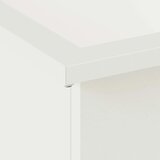  Vrtna posuda za sadnju s LED svjetlom 2 kom. Bijela - Bijela 50 x 80 x 48 cm 2 | shoptok.hr