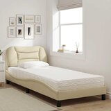 Krevet s madracem Hvar krem 80 x 200 cm od tkanine | Eponuda.com