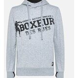 Boxeur Des Rues Boxeur majica s kapuljačom, siva Cijene
