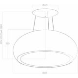 Elica viseća napa SEASHELL BL MAT/F/80 Cijene