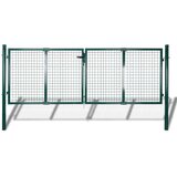  Vrata za ogradu Čelik 300x100 cm Zelena | shoptok.hr