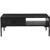  Stolić za kavu crni 90 x 50 x 35 cm od masivne borovine | shoptok.hr