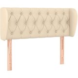  Vzglavje z ušesi krem 103x23x78/88 cm blago, (20736602) | Shoptok.si