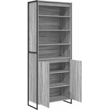  Visoki ormari Siva Sonoma 79 x 36 x 200 cm Konstruirano drvo | shoptok.hr