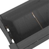 vidaXL Sadilica siva 77 x 25 x 66 cm od masivne borovine | shoptok.hr