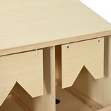  Gnijezdo za kokoši s 3 odjeljka 93x40x65 cm masivna borovina | shoptok.hr