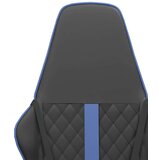  Igraća stolica crno-plava od umjetne kože | shoptok.hr
