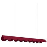 Thoro Bordo rdeča aluminijasta LED viseča svetilka BISCUIT – | Shoptok.si