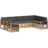  Sekcijska garnitura 9 pcs Bijela i antracit 304 x 187,5 x 73 cm | Eponuda.com