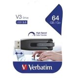  USB memorijski stik 3.2 Gen1 Verbatim 64GB, crni, pinstripe, Store'n'Go | Eponuda.ba