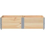 vidaXL Paletni okvirji 2 kosa 150x100 cm trdna borovina | Shoptok.si