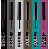 NYX Professional Makeup Epic Wear Metallic Liquid Liner dugotrajni gel eyeliner nijansa 01 - Black Metal 3,5 ml | shoptok.hr