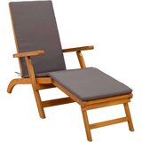  Zložljiv in nagibni ležalnik 3 pcs Temno siva, (5000284747) | Shoptok.si