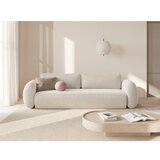 Cosmopolitan Design Kremno bela raztegljiva/s prostorom za shranjevanje sedežna garnitura iz šenilje 262 cm Tonale – | Shoptok.si