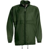  VJETROVKA S KAPULJAČOM ZIP UNISEX B&C SIROCCO TAMNO ZELENA XL Cene