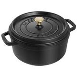 Staub La Cocotte 28cm round, Black, Cast Iron Cijene