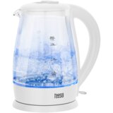 Teesa električno kuhalo za vodu, staklo, 2200 W, bijelo, 1,7 L | shoptok.hr