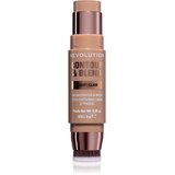 Revolution Contour & Blend Stick paličica za konture s čopičem odtenek Light 8 g Cene