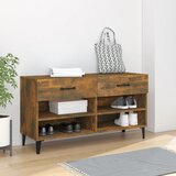 The Living Store Omarica za čevlje dimljeni hrast 102x35x55 cm konstruiran les - Omarica Za Čevlje, (21433998) Cene