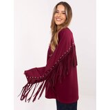Factory Price Blouse-IT-BZ-21695.10-burgundy | Shoptok.si
