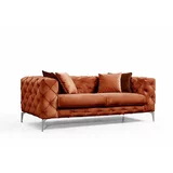 Balcab Home Narančasta baršunasti sofa 197 cm Como –