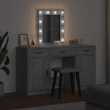  Toaletni stol s vratima Siva 50 x 41 x 135 cm Konstruirano drvo | Eponuda.ba