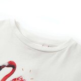  Dječja majica prljavo bijela boja 128 | shoptok.hr