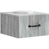  Stenski nočni omarici 2 pcs Siva Sonoma 34,5 x 33 x 20 cm, (5000209646) | Shoptok.si