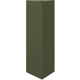 Maison Chic Vrtno korito - Greda - Cvetlični Lonec olivno zelene trikotna 30x26x75 cm jeklo, (21789977) | Shoptok.si