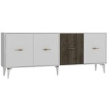 Hanah home komoda verry white walnut | ePonuda.com